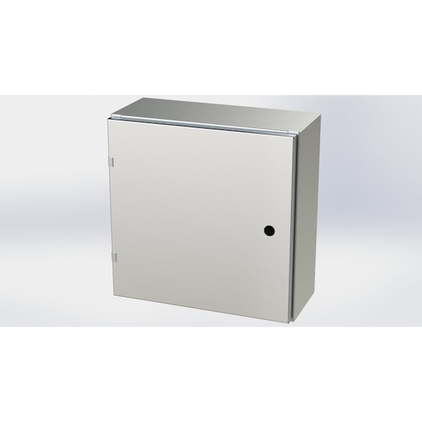 1/4 Turn Latch Electrical Enclosures, 20 in H, 8 in D, 20 in W, NEMA 3R, 4, 4X, 12, 13